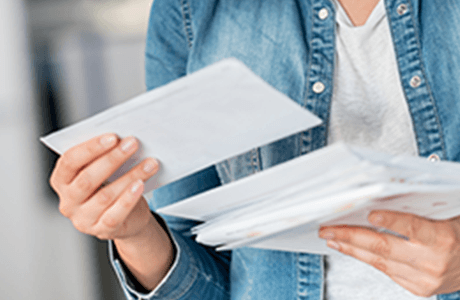 予約書類の送付